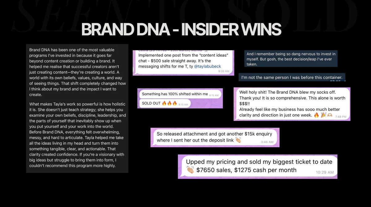 Brand DNA client win